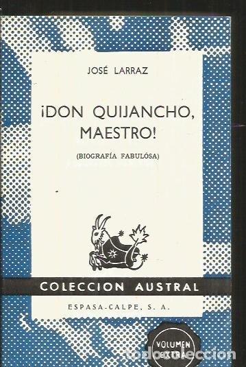 Libros: &iexcl;DON QUIJANCHO, MAESTRO! - LARRAZ, JOSE - Foto 1
