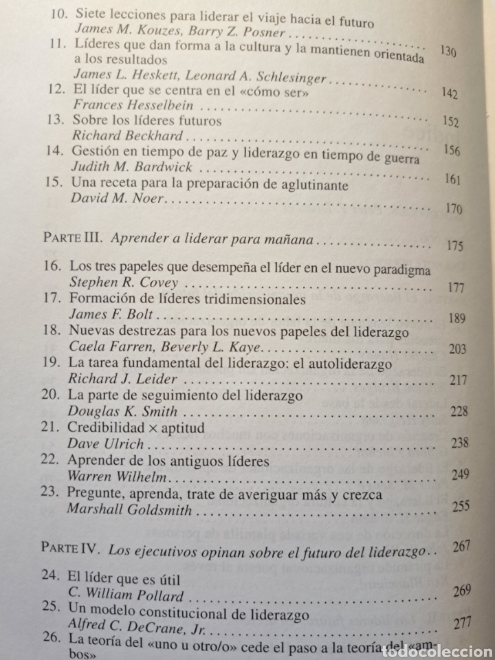 Libros: El l&iacute;der del futuro ( the Drucker Foundation) - Foto 4