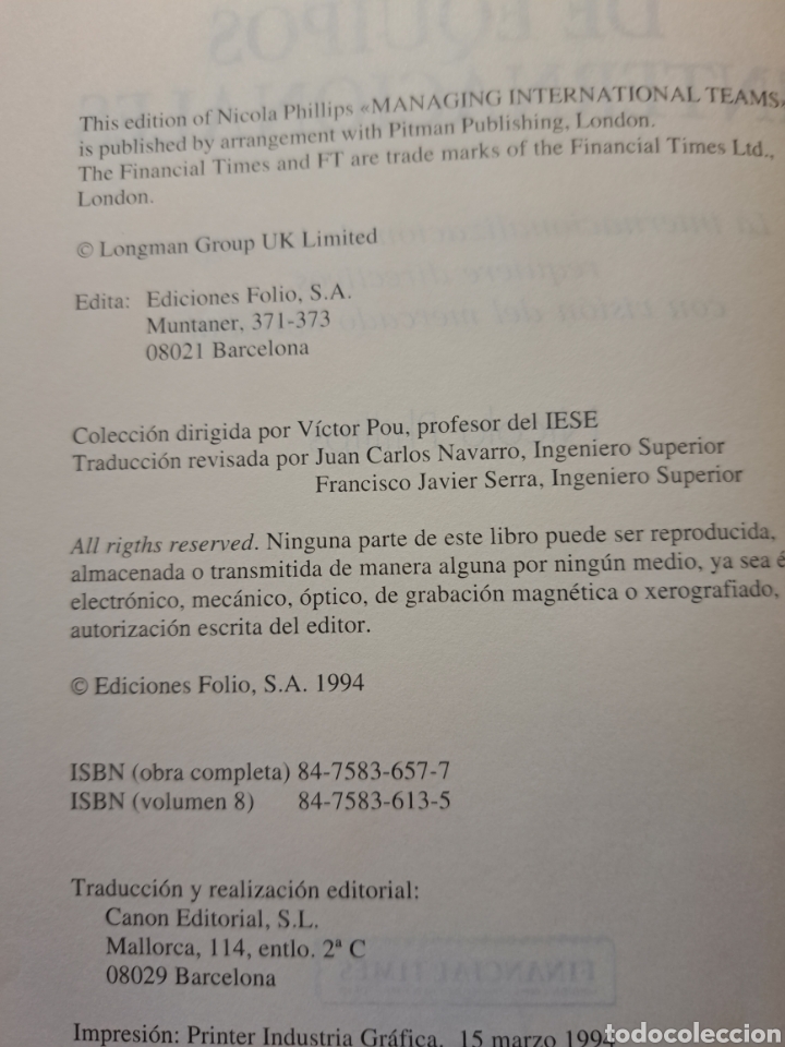 Libros: La direcci&oacute;n de equipos internacionales - Foto 6