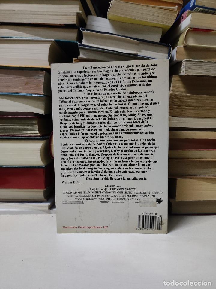 Libros: EL INFORME PELICANO JOHN GRISHAM - Foto 2