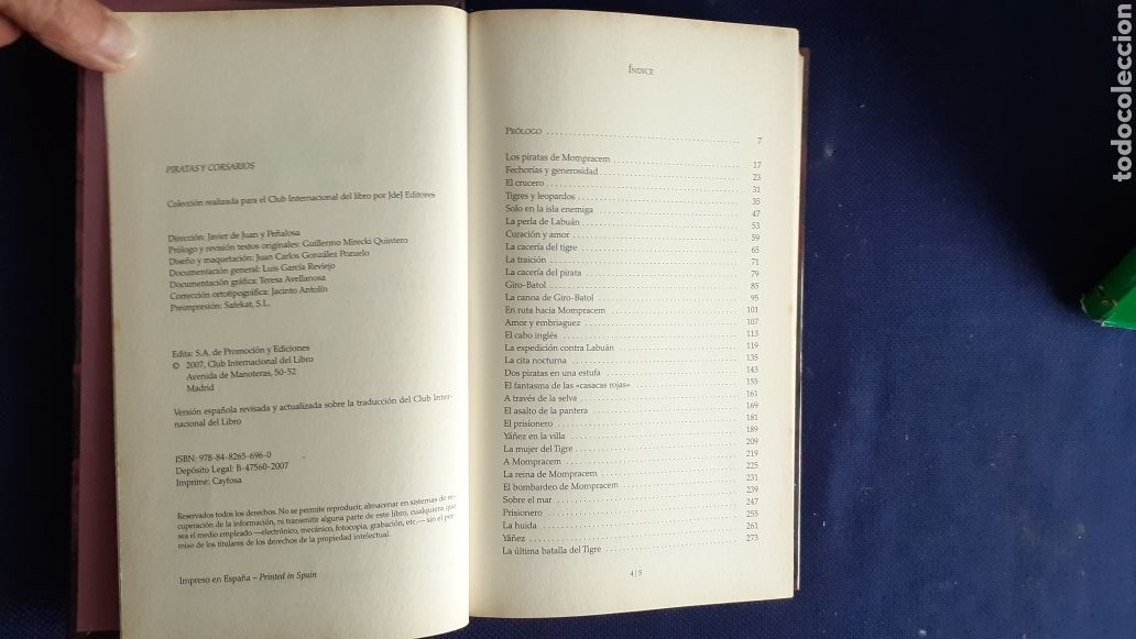 Libros: LOS TIGRES DE MOMPRACEM, EMILIO SALGARI, ESTADO ACEPTABLE - Foto 2