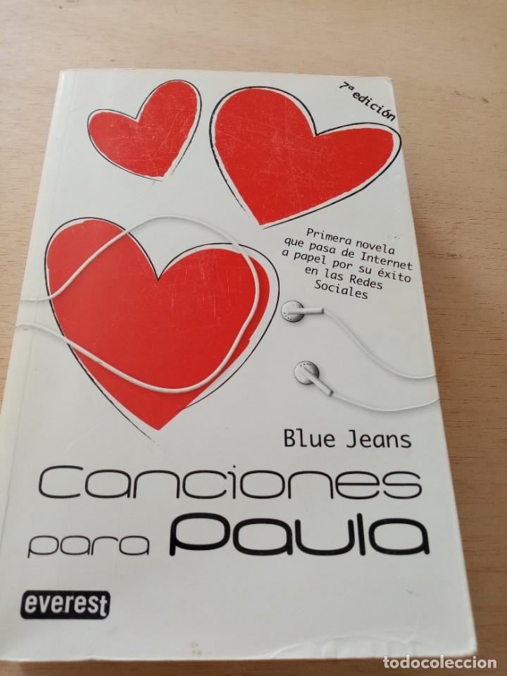 Libros: CANCIONES PARA PAULA. BLUE JEANS. C2L - Foto 1