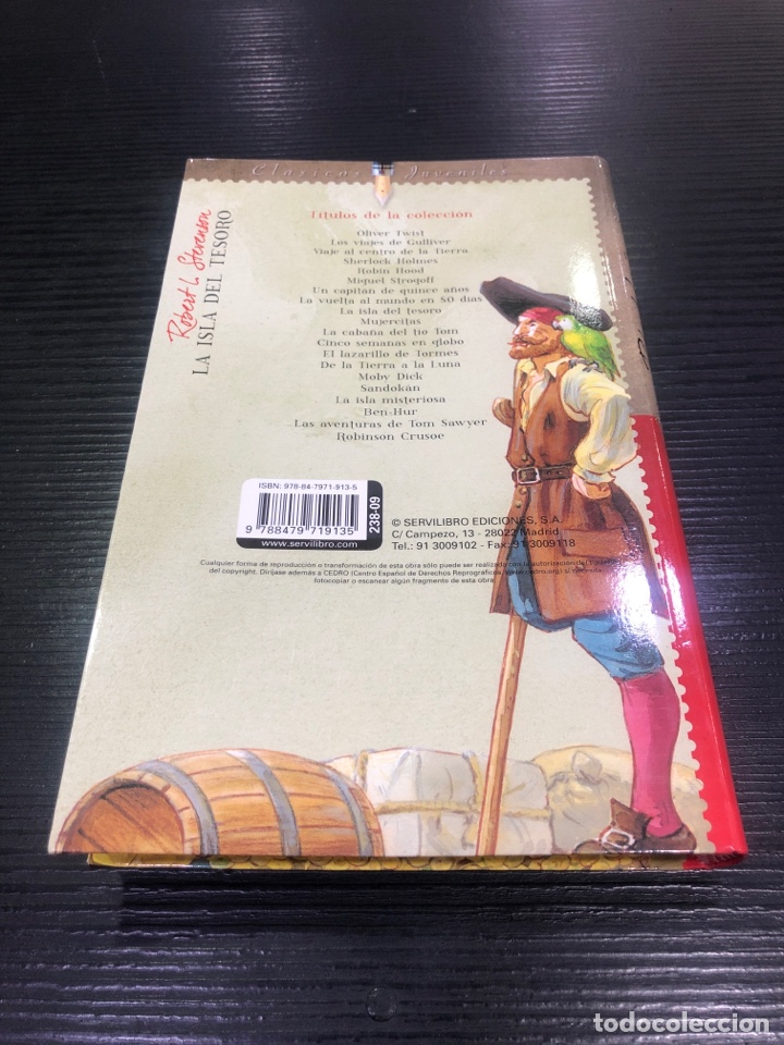 Libros: Libro La Isla del Tesoro, Robert L. Stevenson, Servilibro (L42) - Foto 2