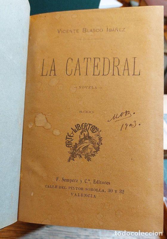 Libros: LA CATEDRAL. - IBA&Ntilde;EZ, Blasco - Foto 1
