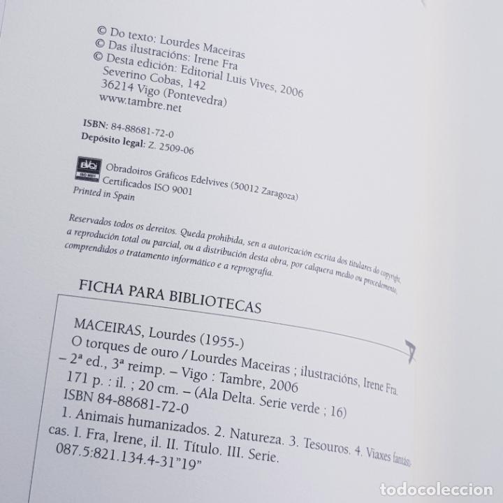 Libros: LIBRO/CUENTO-O TORQUES DE OURO-LOURDES MACEIRAS-2006-EXCELENTE - Foto 5