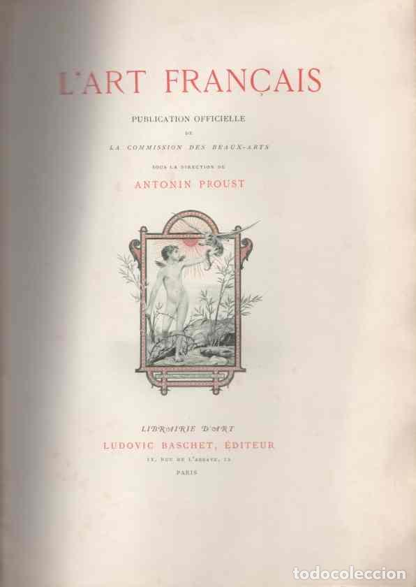 Libros: LArt Fran&ccedil;ais - Proust, Antonin/(Director) - Foto 1