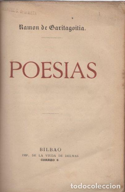 Libros: Poes&iacute;as - Garitagoitia, Ram&oacute;n de - Foto 1