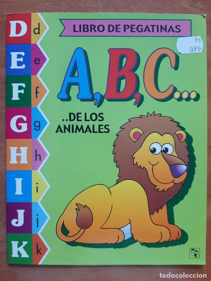 Libros: LIBRO DE PEGATINAS ABC...DE LOS ANIMALES - Foto 1