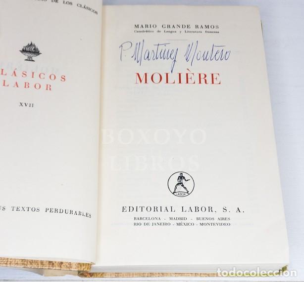 Libros: GRANDE RAMOS, Mario. Moli&egrave;re - Foto 2