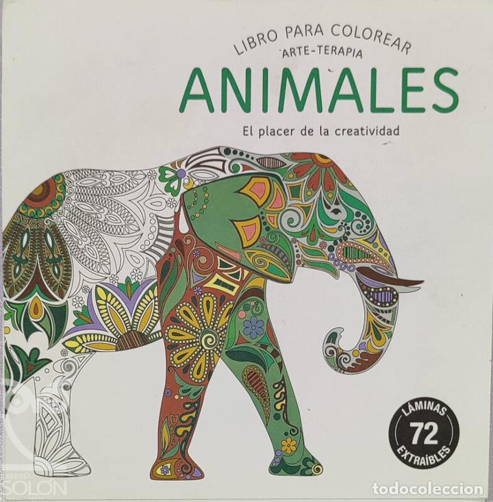 Libros: Libro para colorear Arte-Terapia - Animales - Aa. Vv. - Foto 1