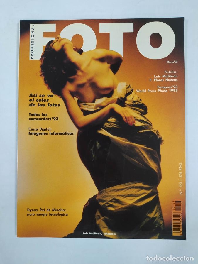 Libri di seconda mano: REVISTA FOTO PROFESIONAL. A&Ntilde;O XI. N&ordm; 123. MARZO 1993. FOTOGRAFIA. LUIS MALIBRAN. TDKR69 -