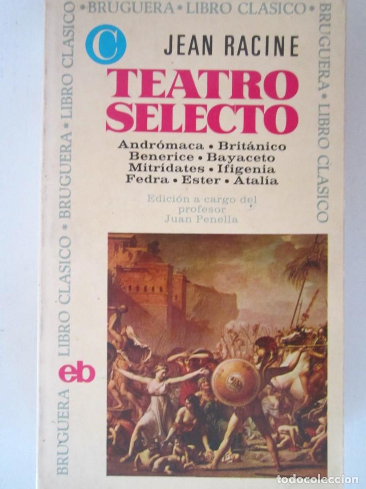 Libros: (112) LIBRO TEATRO SELECTO JEAN RACINE - Foto 1