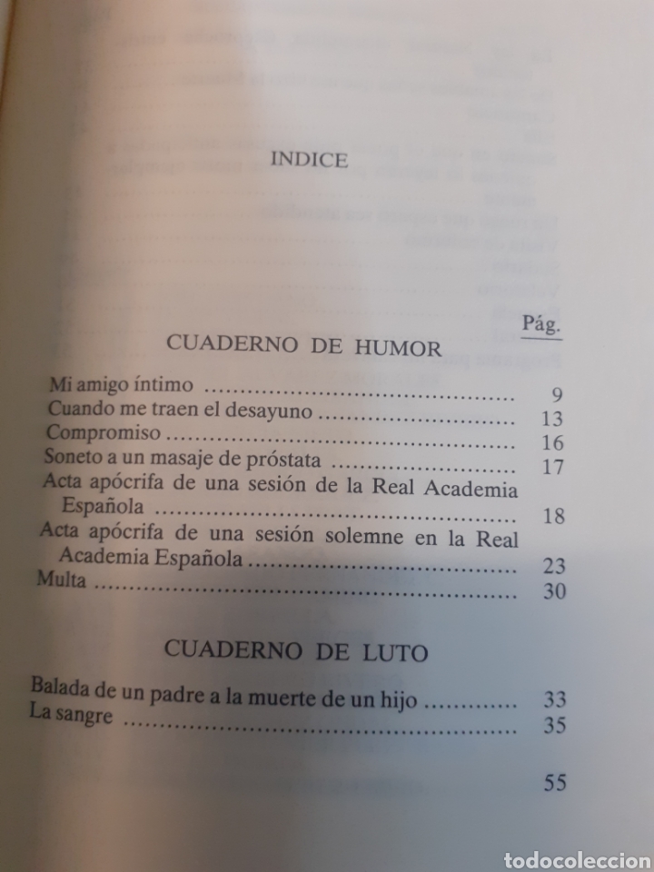 Libros: CUADERNOS DE HUMOR Y LUTO - CALVO SOTELO,Joaquin - Foto 3