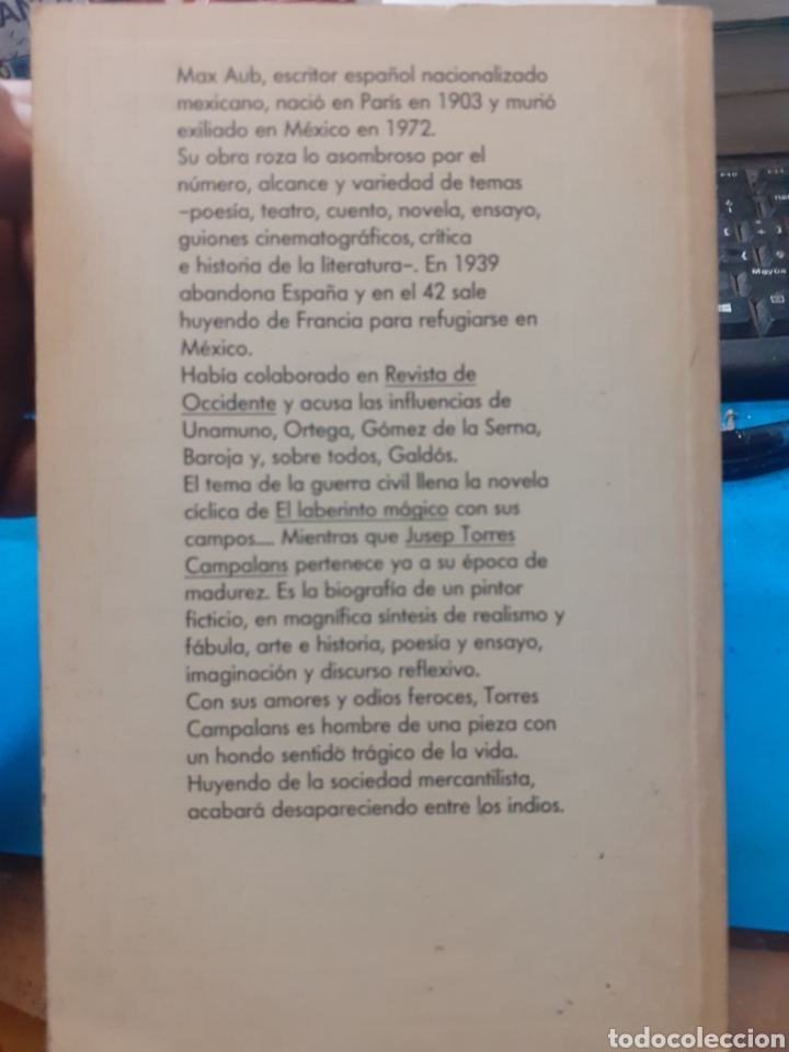 Libros: MAX AUB - TORRES CAMPALANS,Jusep - Foto 2