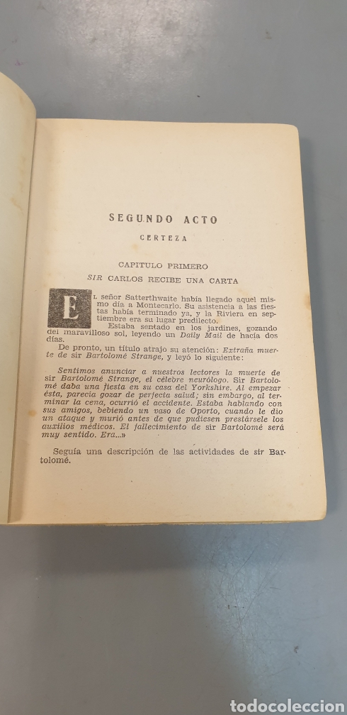 Libros: Tragedia en tres actos AGATHA CHRITIE 1959 - Foto 3