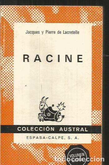 Libros: RACINE - LACRETELLE, JACQUES Y PIERRE DE - Foto 1