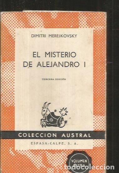 Libros: MISTERIO DE ALEJANDRO I - EL - MEREJKOVSKY, DIMITRI - Foto 1