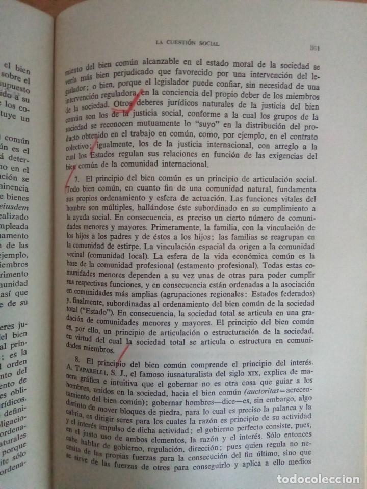 Libros: La cuesti&oacute;n social. Por J. Messner. - Foto 3