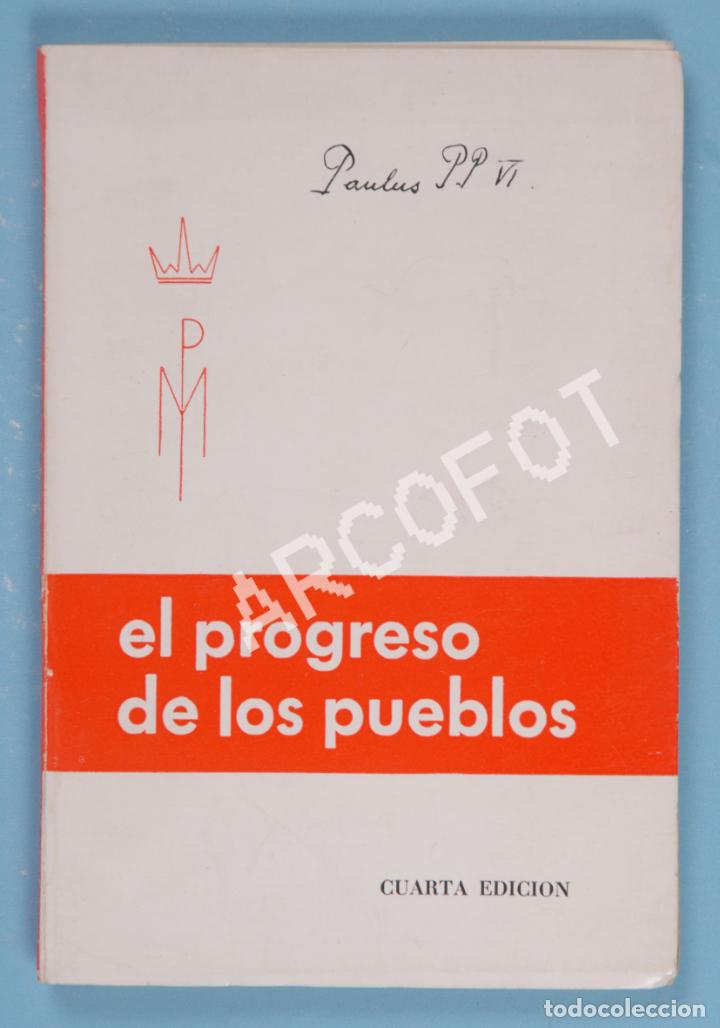 Libros: EL PROGRESO DE LOS PUEBLOS - PABLO VI - EDITORIAL G&Oacute;MEZ 1969 - Foto 1
