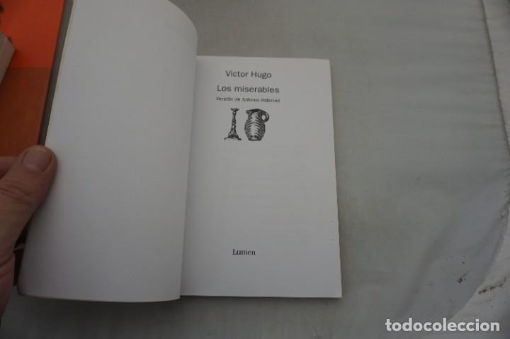 Libros: AR13F/ LOS MISERABLES - VICTOR HUGO / EDITORIAL LUMEN - Foto 2
