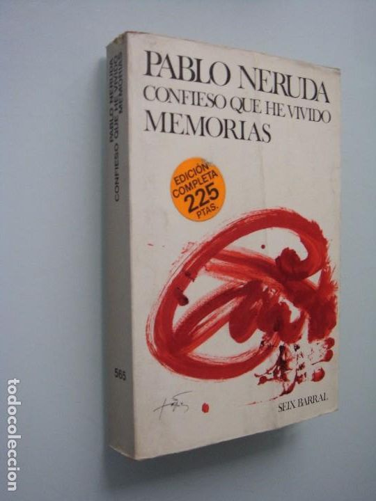 Libros: CONFIESO QUE HE VIVIDO MEMORIAS PABLO NERUDA - Foto 1