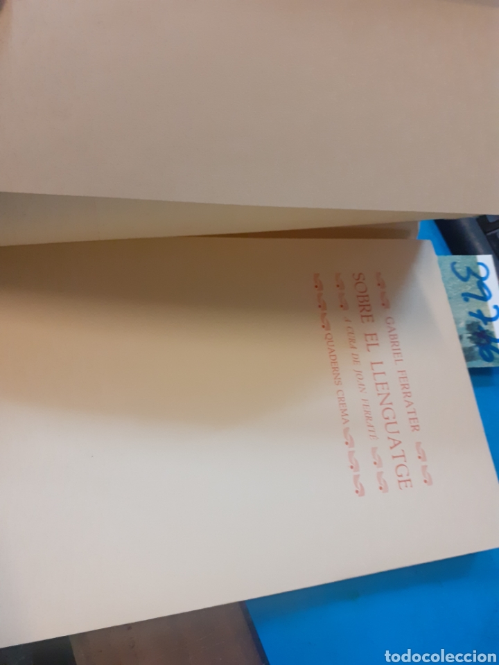 Libros: SOBRE EL LLENGUATGE. 1&ordf; Edici&oacute;n - FERRATER,Gabriel - Foto 4