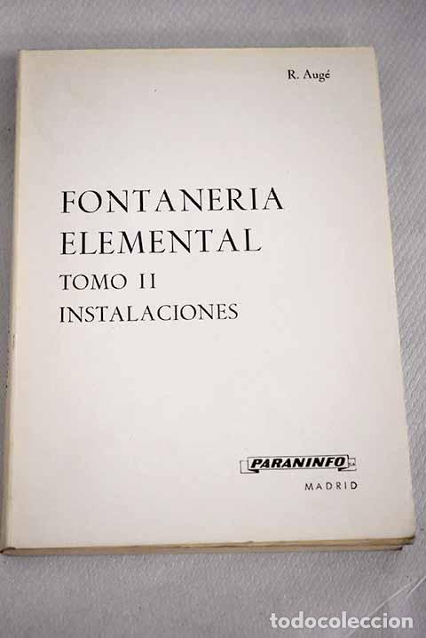 Libros: Fontaner&iacute;a elemental.- Aug&eacute;, R. - Foto 1