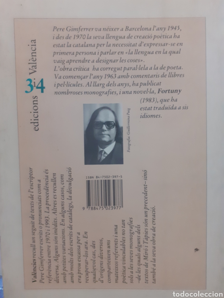 Libros: VALENCIES - GIMFERRER,Pere - Foto 2