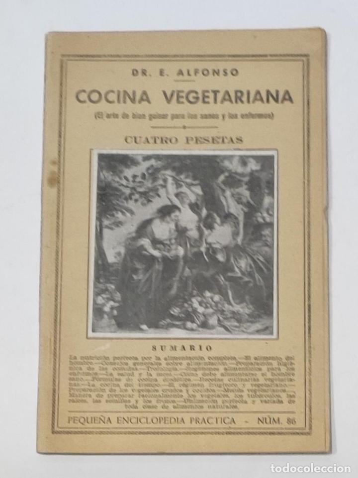 Libros: ALFONSO, E. DR. - Cocina Vegetariana. - Foto 1