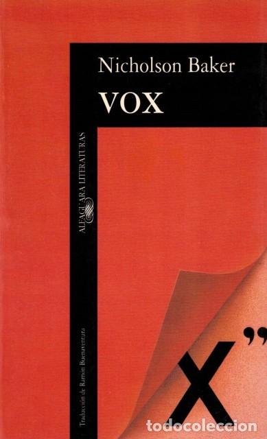 Libros: VOX - BAKER, Nicholson - Foto 1