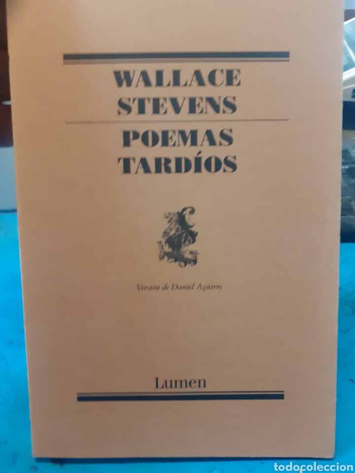 Libros: POEMAS TARDIOS. 1&ordf; Edici&oacute;n - STEVENS,Wallace - Foto 1