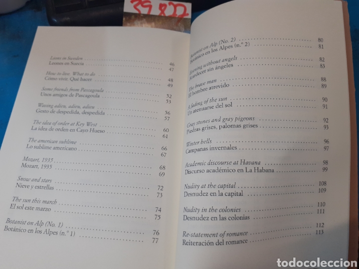 Libros: IDEAS DE ORDEN. 1&ordf; Edici&oacute;n - STEVENS,Wallace - Foto 5