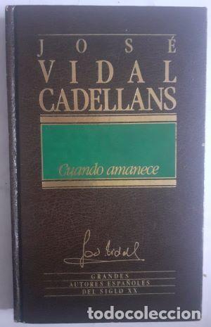 Libros: Cuando amanece - Jos&eacute; Vidal Cadellans - Foto 1