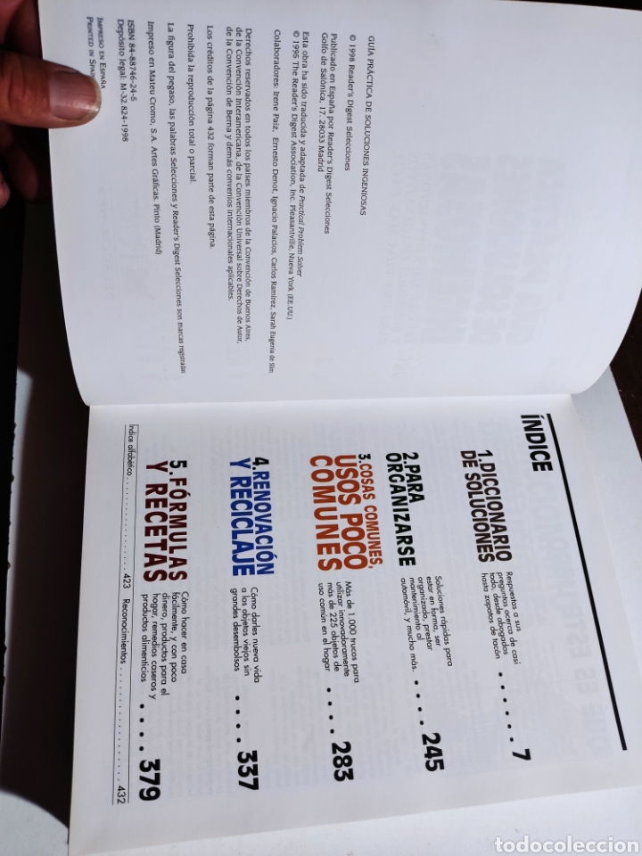 Libros: Libro gu&iacute;a pr&aacute;ctica de soluciones ingeniosas - Foto 2