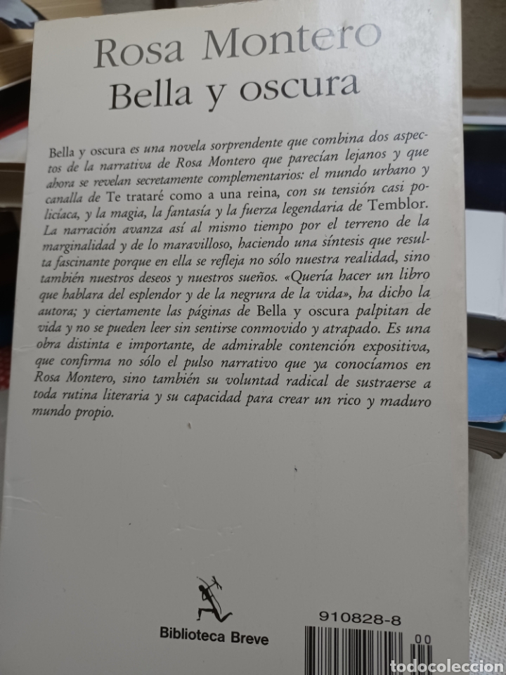 Libros: Barybook 110. Bella y oscura Rosa Montero - Foto 2
