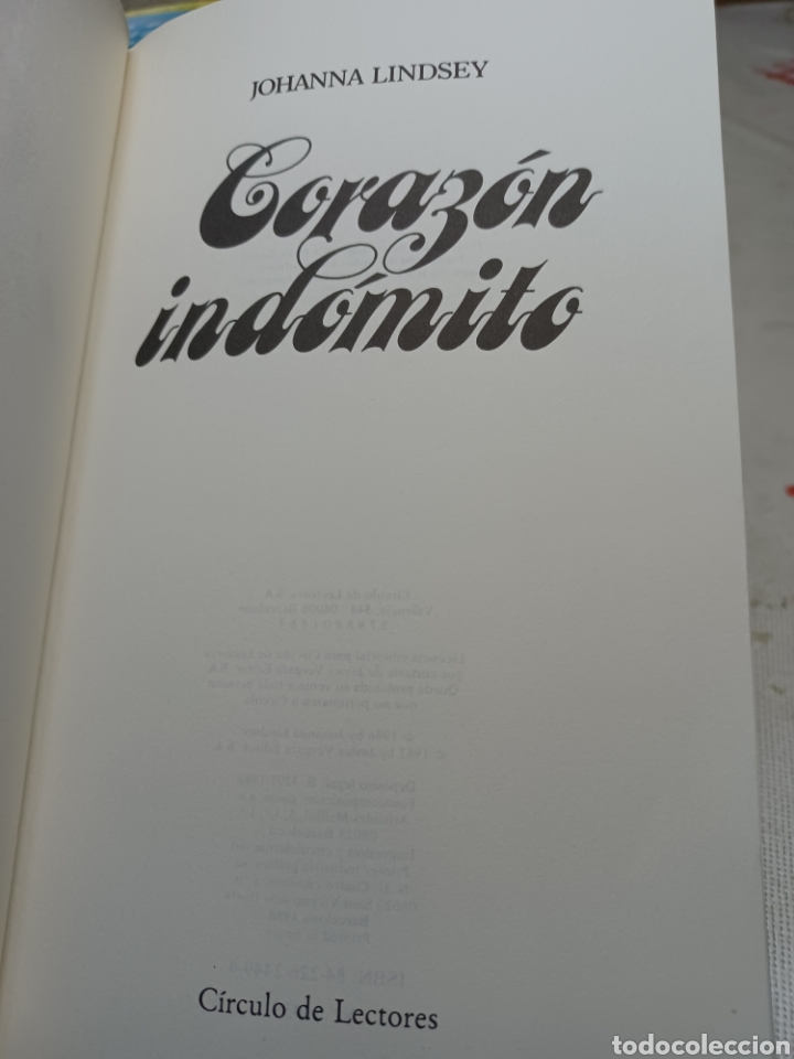 Libros: Barybook C17. Coraz&oacute;n indomit&oacute; Johanna Lindsey - Foto 3