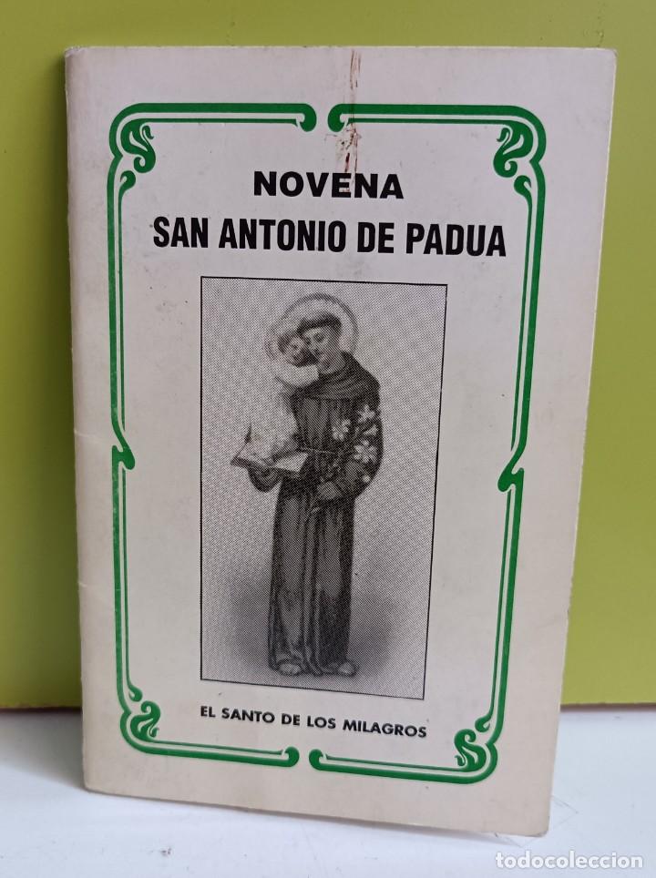 Libros: NOVENA AL MILAGROSO SAN ANTONIO DE PADUA - Foto 1