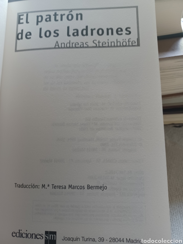 Libros: Barybook C23. El patr&oacute;n de los ladrones andreas Steinhofel - Foto 3