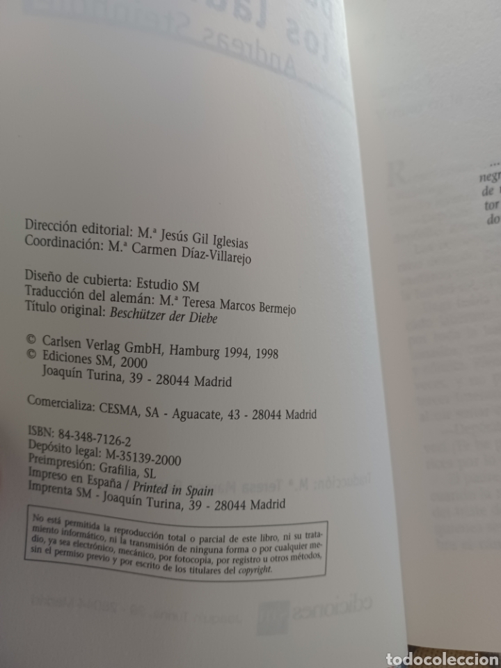 Libros: Barybook C23. El patr&oacute;n de los ladrones andreas Steinhofel - Foto 4