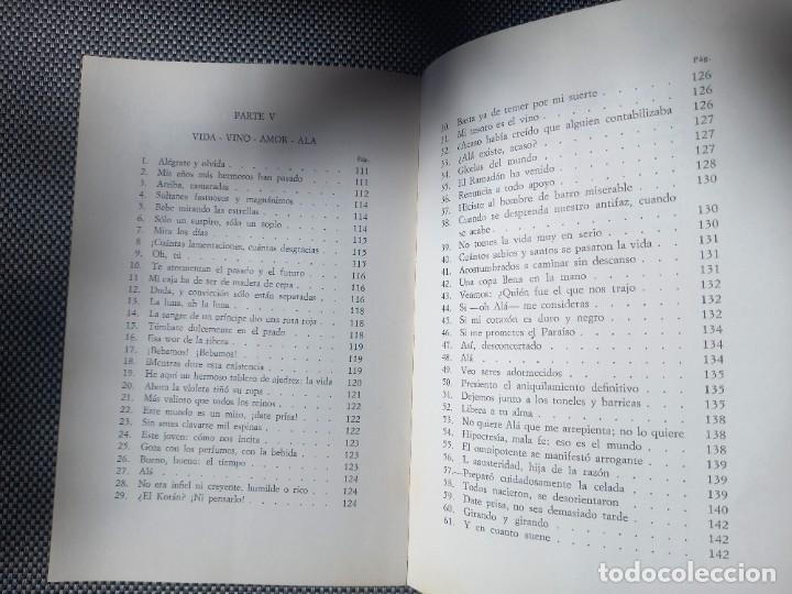Libros: RUBAIYAT - OMAR KHEYY&Aacute;N - EDICIONES MARTE - BARCELONA - 1972 - Foto 10