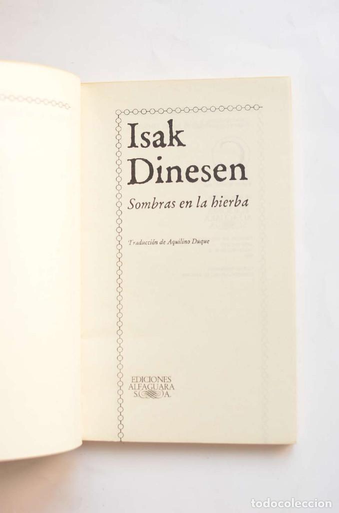 Libros: sombras en la hierba - DINESEN, Isak - Foto 2