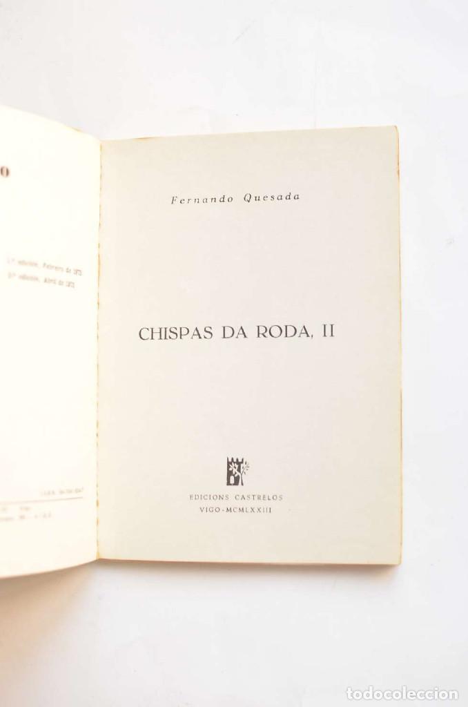 Libros: Chispas da Roda, II - QUESADA, Fernando - Foto 2