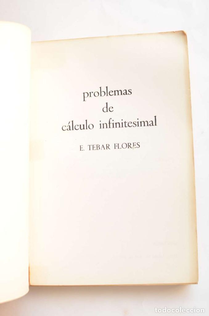 Libros: Problemas de c&aacute;lculo infinitesimal - TEBAR FLORES, E. - Foto 2