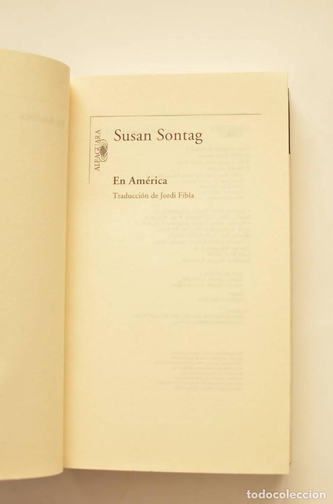 Libros: En Am&eacute;rica - SONTAG, Susan - Foto 2
