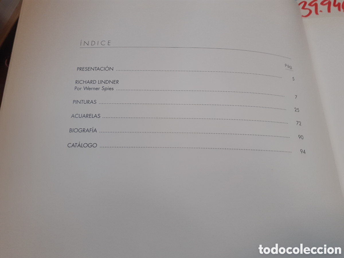 Libros: RICHARD LINDNER. IVAM - SPIES,Werner - Foto 3