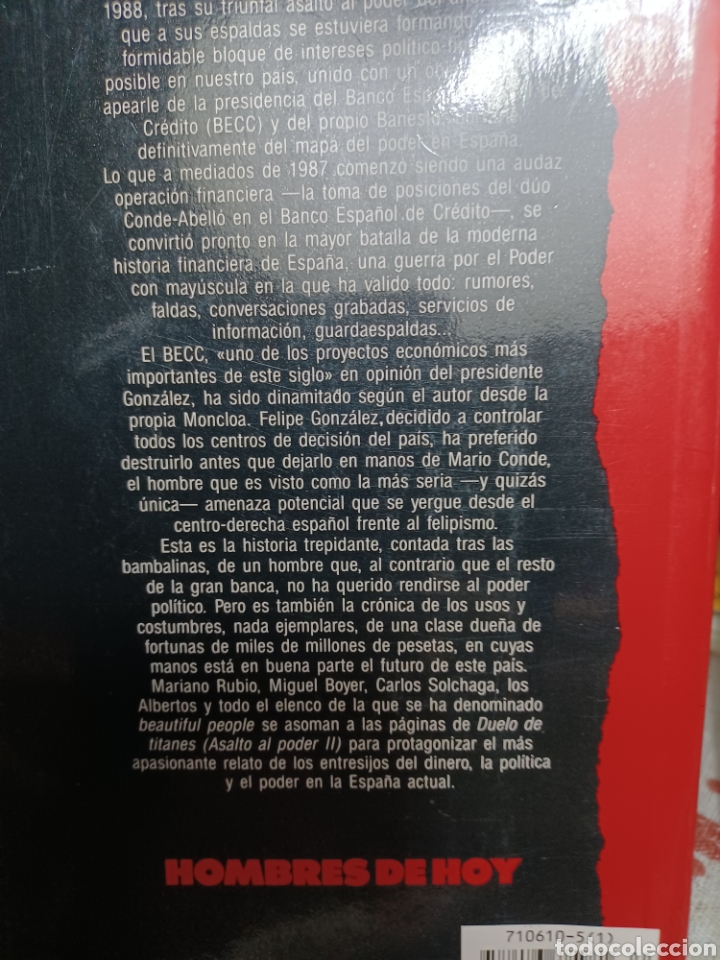 Libros: Barybook C57. . Duelo de titanes Jes&uacute;s Cacho asalto al poder II de hoy - Foto 2