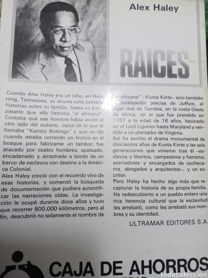 Libros: Barybook 166. . Ra&iacute;ces Alex Halley ultramar - Foto 2