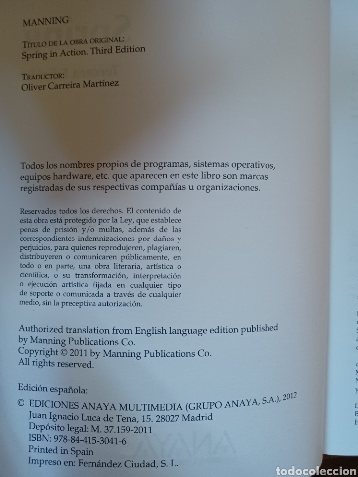 Libros: Barybook C31 . Spring Craig walls Anaya - Foto 3