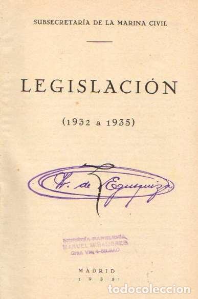 Libros: Legislaci&oacute;n. - NO CONSTA AUTOR - Foto 1