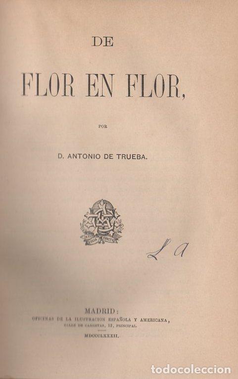 Libros: De flor en flor - Trueba, Antonio de - Foto 1